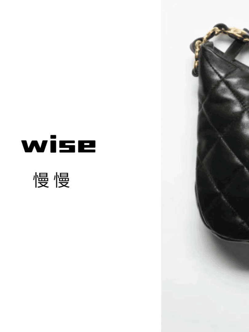 【WISE】MANMAN  小香风HOBOHEI托特包斜挎腋下单肩包