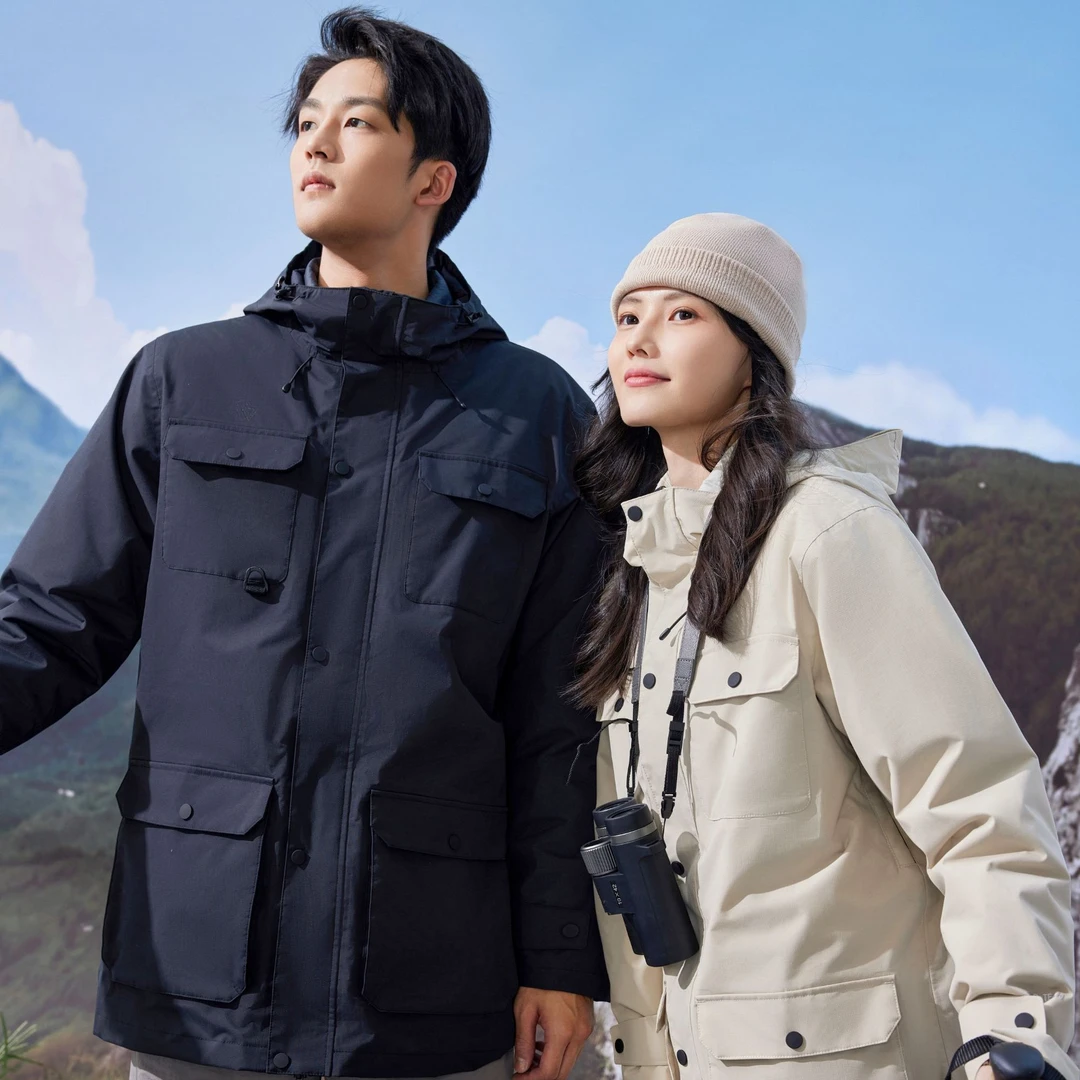 33,000 FT三合一冲锋衣暴雨级防水保暖腋下拉链户外运动登山服599