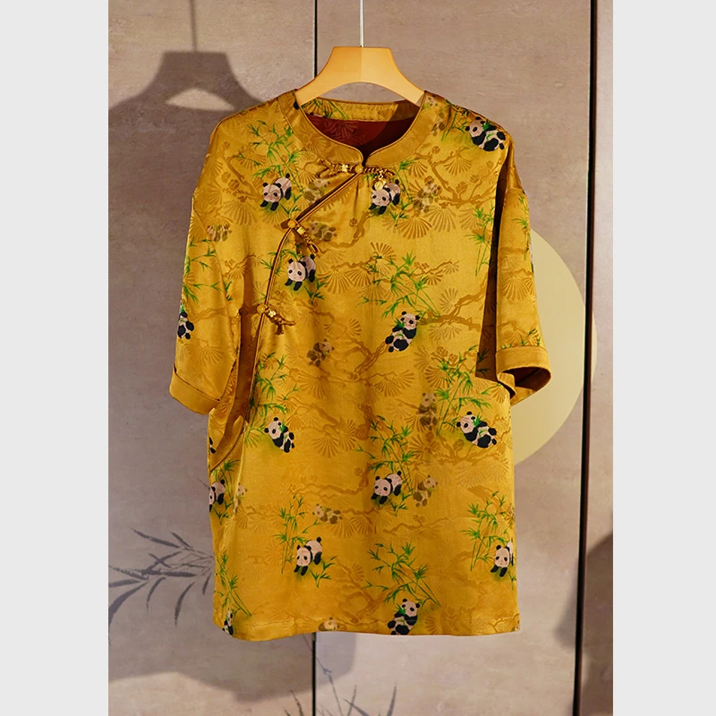 【季末宠粉】满分桑蚕丝24姆米重磅季末福利宽松慵懒风套装F4321