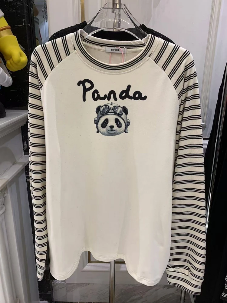 包哥-大版-【245条纹】长袖潮休闲秋冬2024款爆款T恤圆领