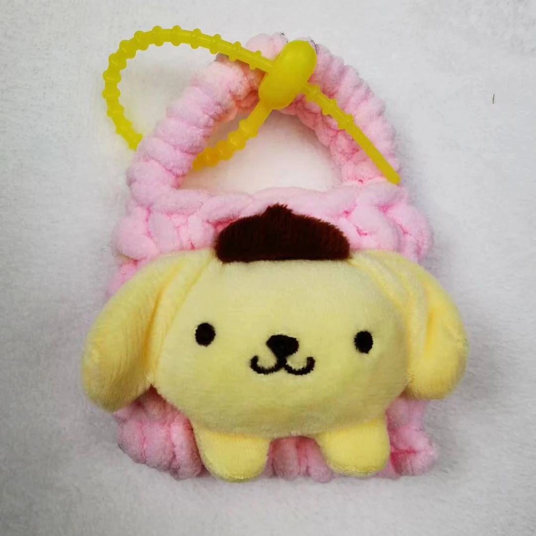 毛绒挂件可爱卡通    手工DIY耳机包