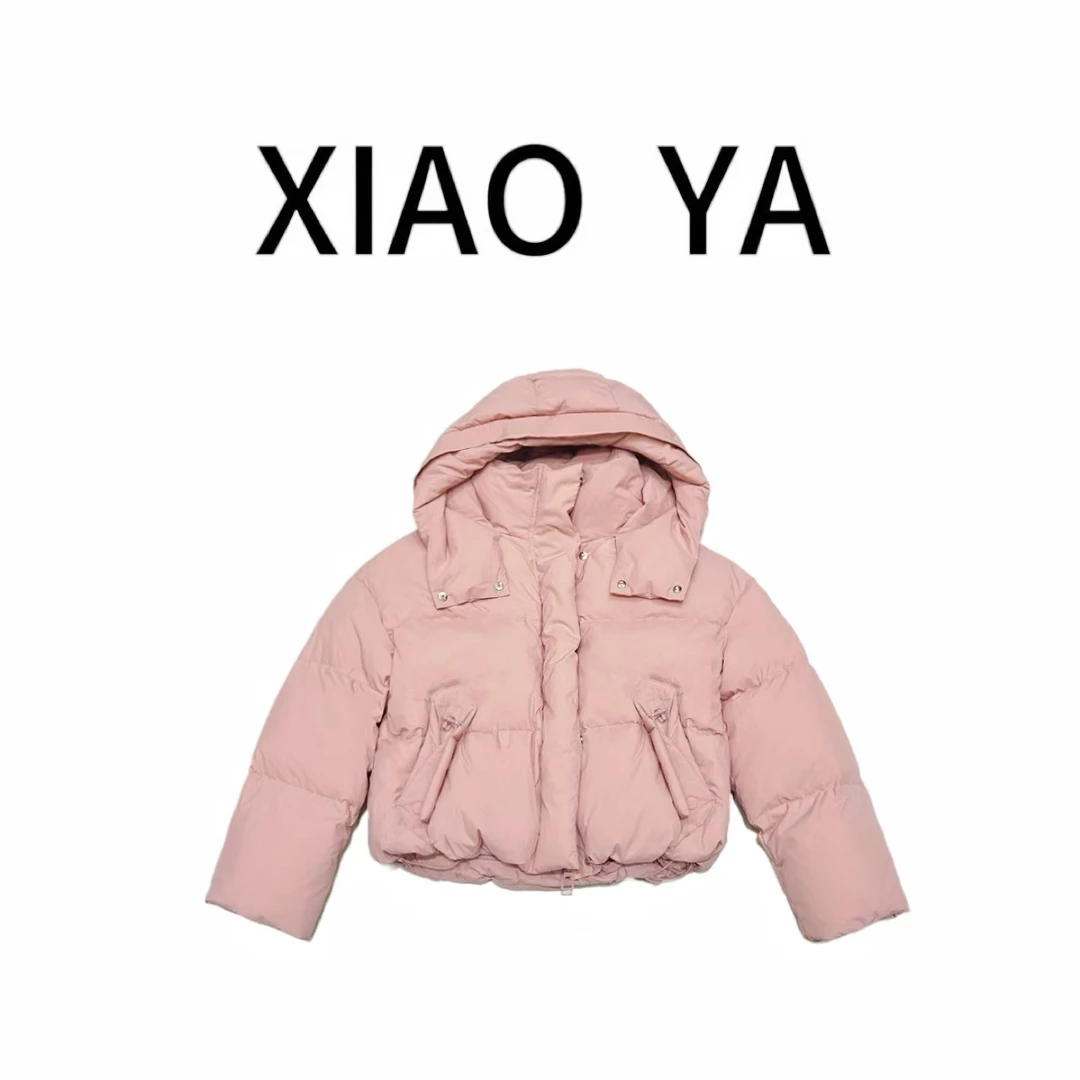 66739冬季新款韩版糖果色短款百搭羽绒外套