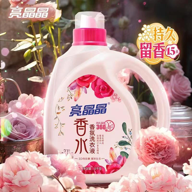 亮晶晶留香洗衣液大桶COCO香氛15天留香除臭抑菌除螨强效去污渍家