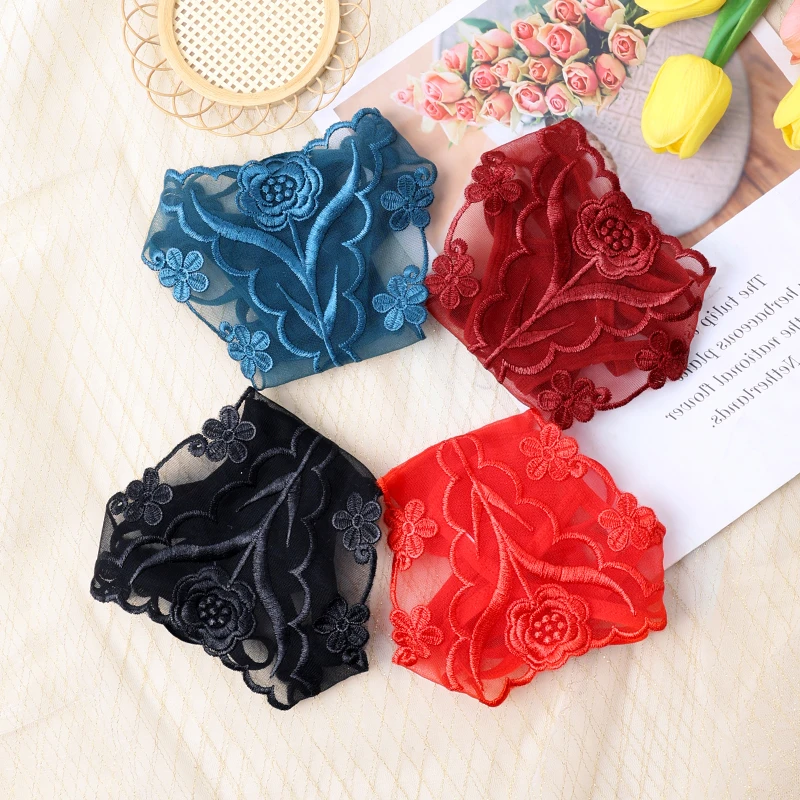 刺绣蕾丝内裤女妩媚镂空法式轻奢大码纯欲性感诱惑撩人少女三角裤