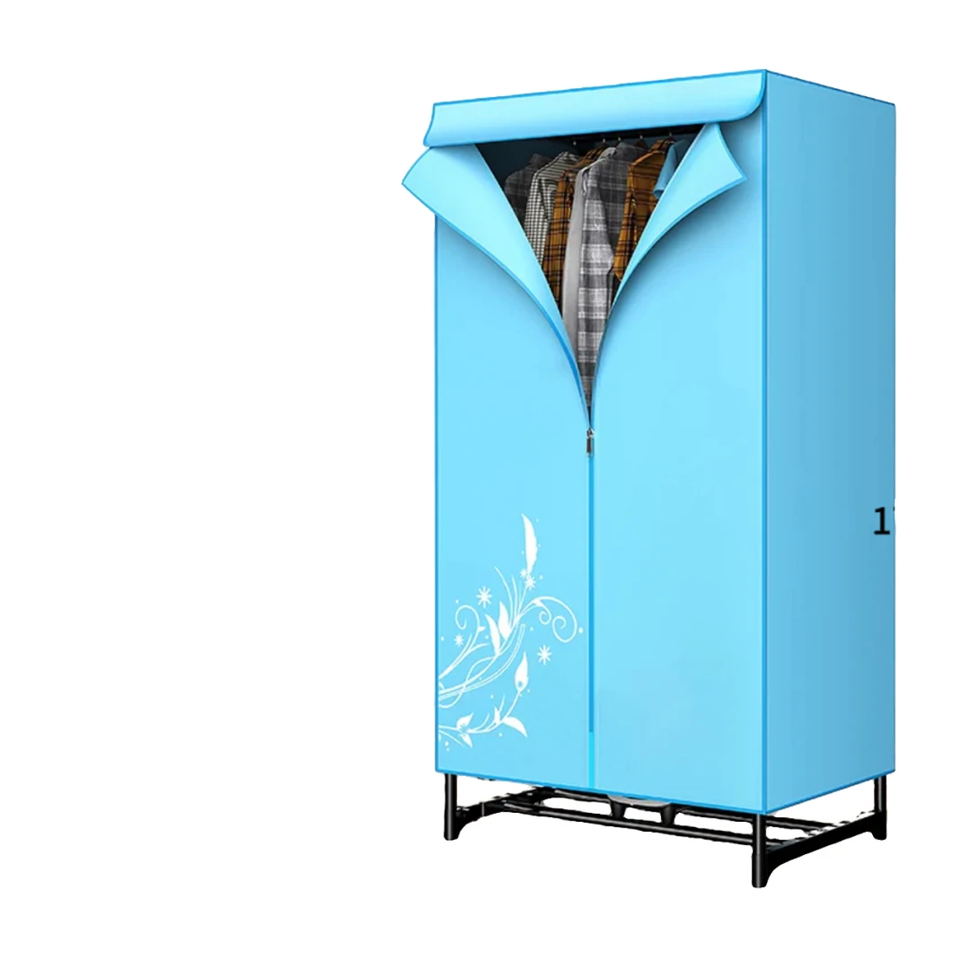 布衣柜钢管加粗加固小号单人简易经济型钢架结构框架收纳柜