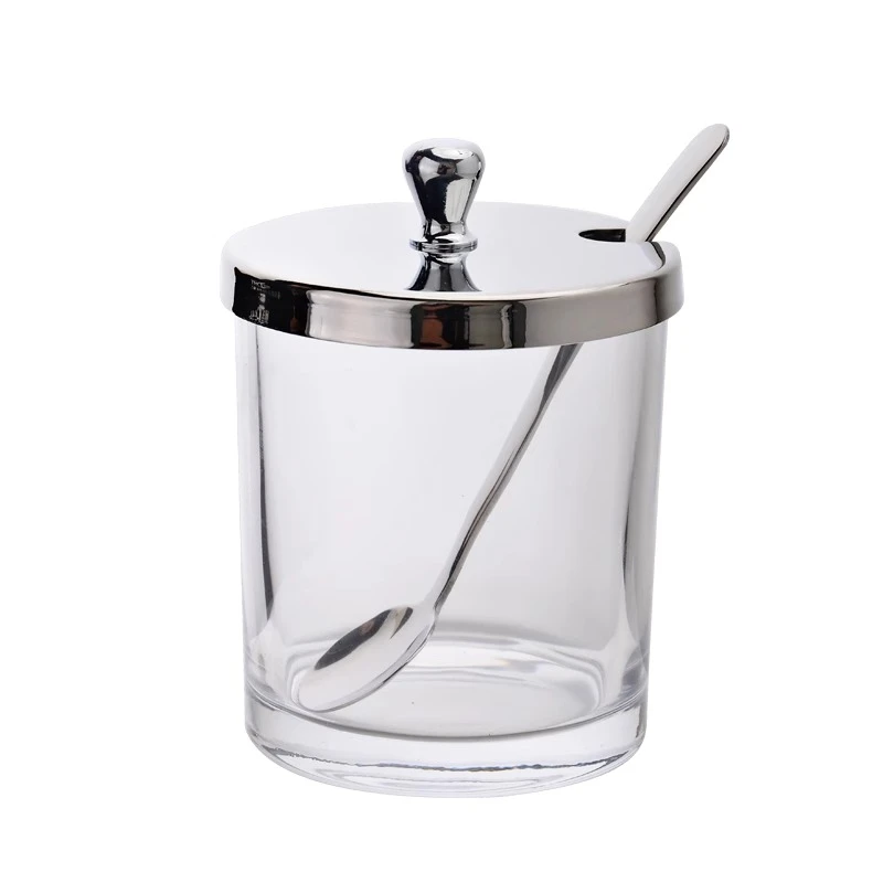 玻璃调味罐单装调料瓶味精盐罐佐料盒创意家用厨房辣椒罐子大容量