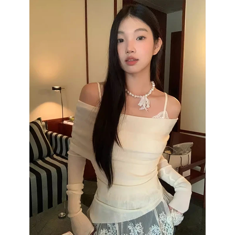 【纯欲战神蕾丝吊带】春夏辣妹性感背心小众显瘦气质内搭243A1897