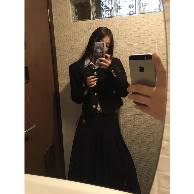 【复古小香】秋季时尚休闲百搭显瘦通勤修身小香风短外套233V1731