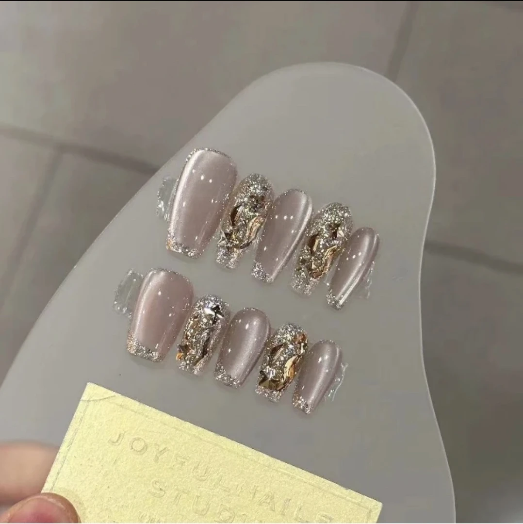 珠光美甲穿戴甲加工厂直接出货