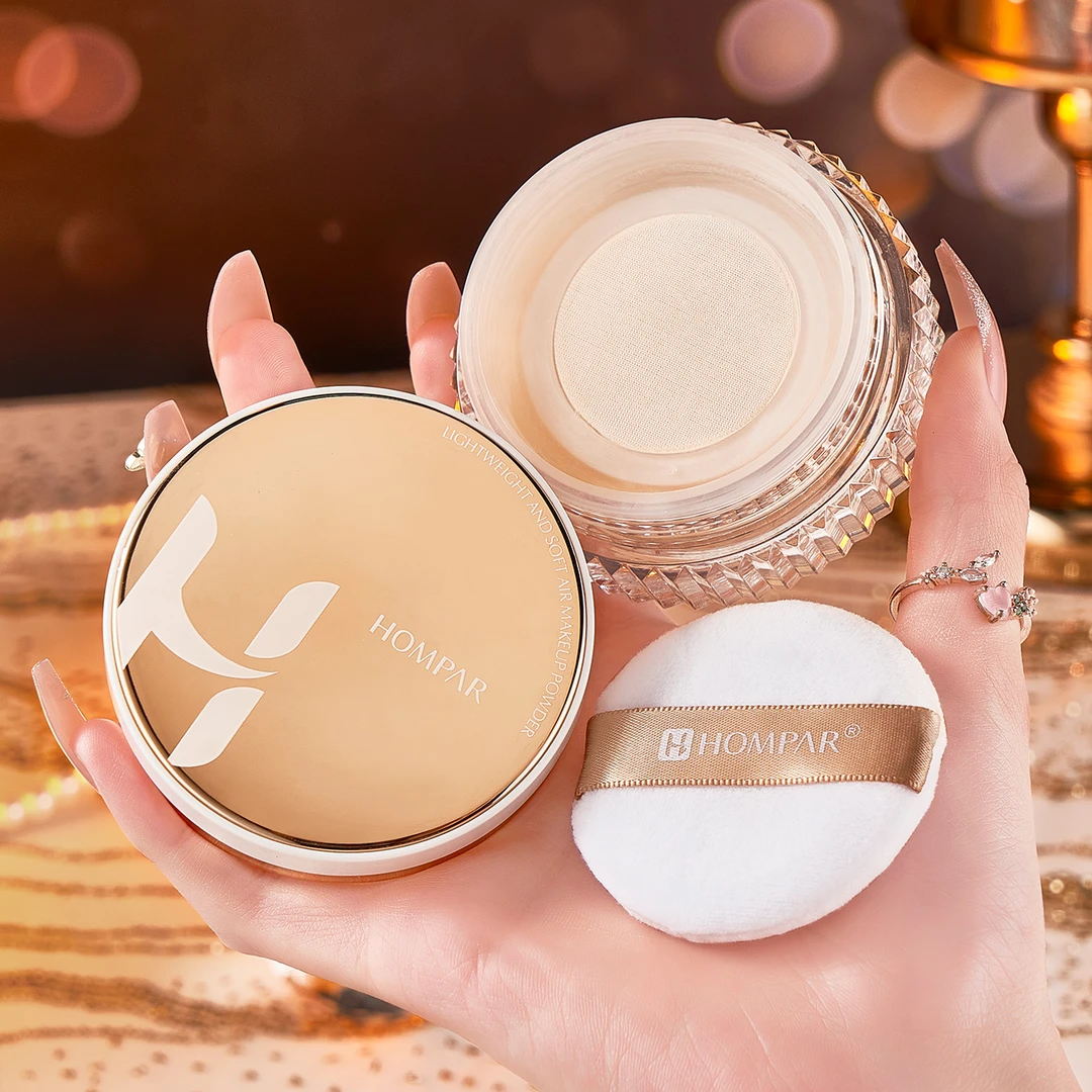 HOMPAR韩贝儿轻盈柔焦空气定妆粉