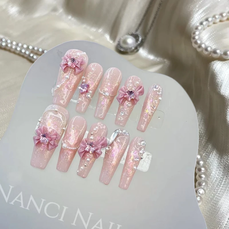 【二号链接】手工穿戴甲可拆卸美甲贴福利放漏下单备注编码