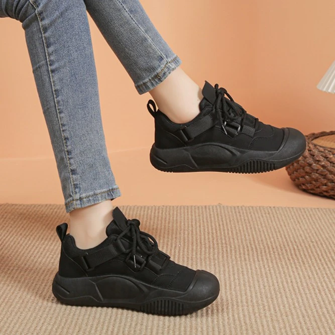 春款舒适休闲鞋 舒适老爹鞋女百搭鞋子 软底拼色运动鞋女款L222