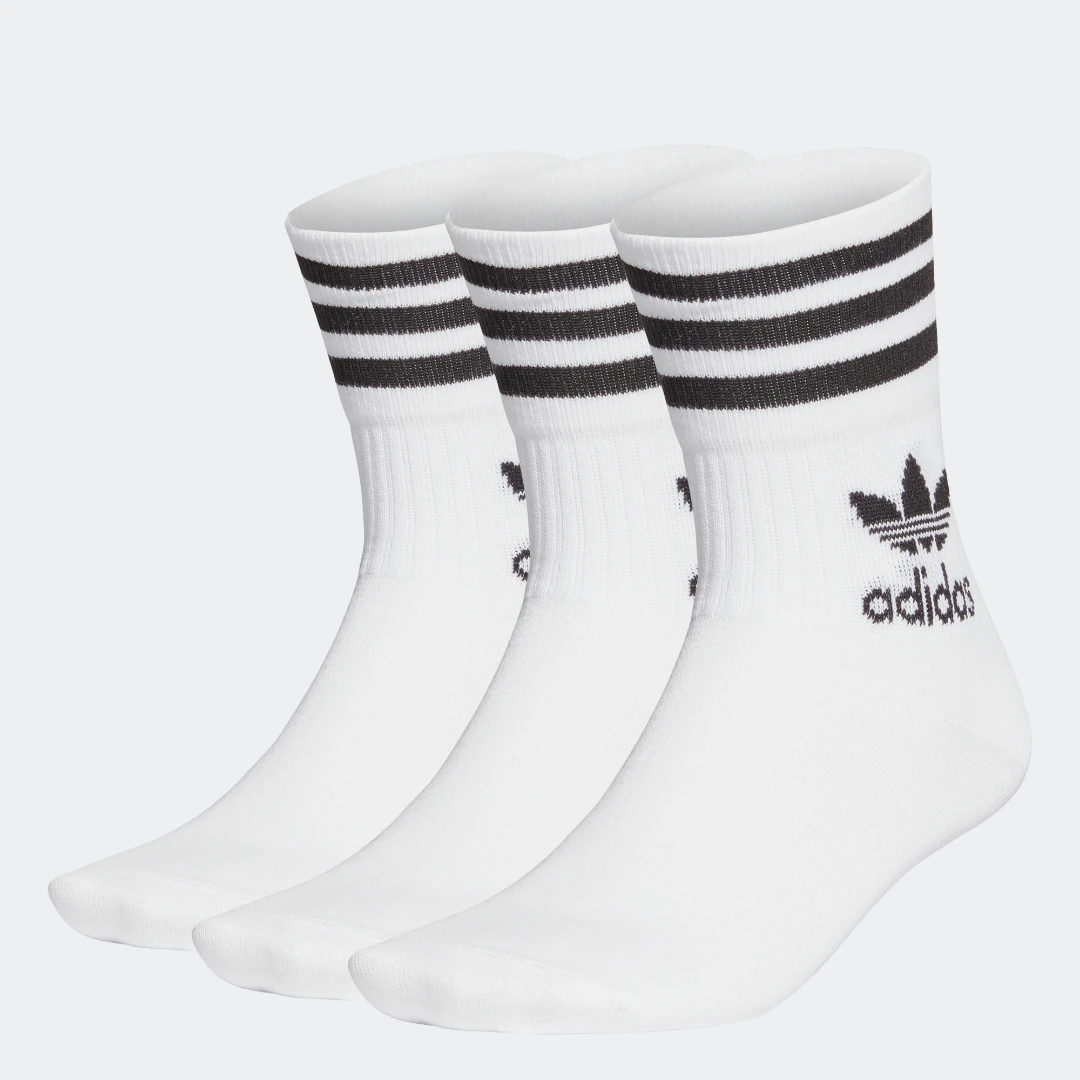 adidas阿迪达斯三叶草新款男女袜子黑白GD3575 GD3576 HL9222