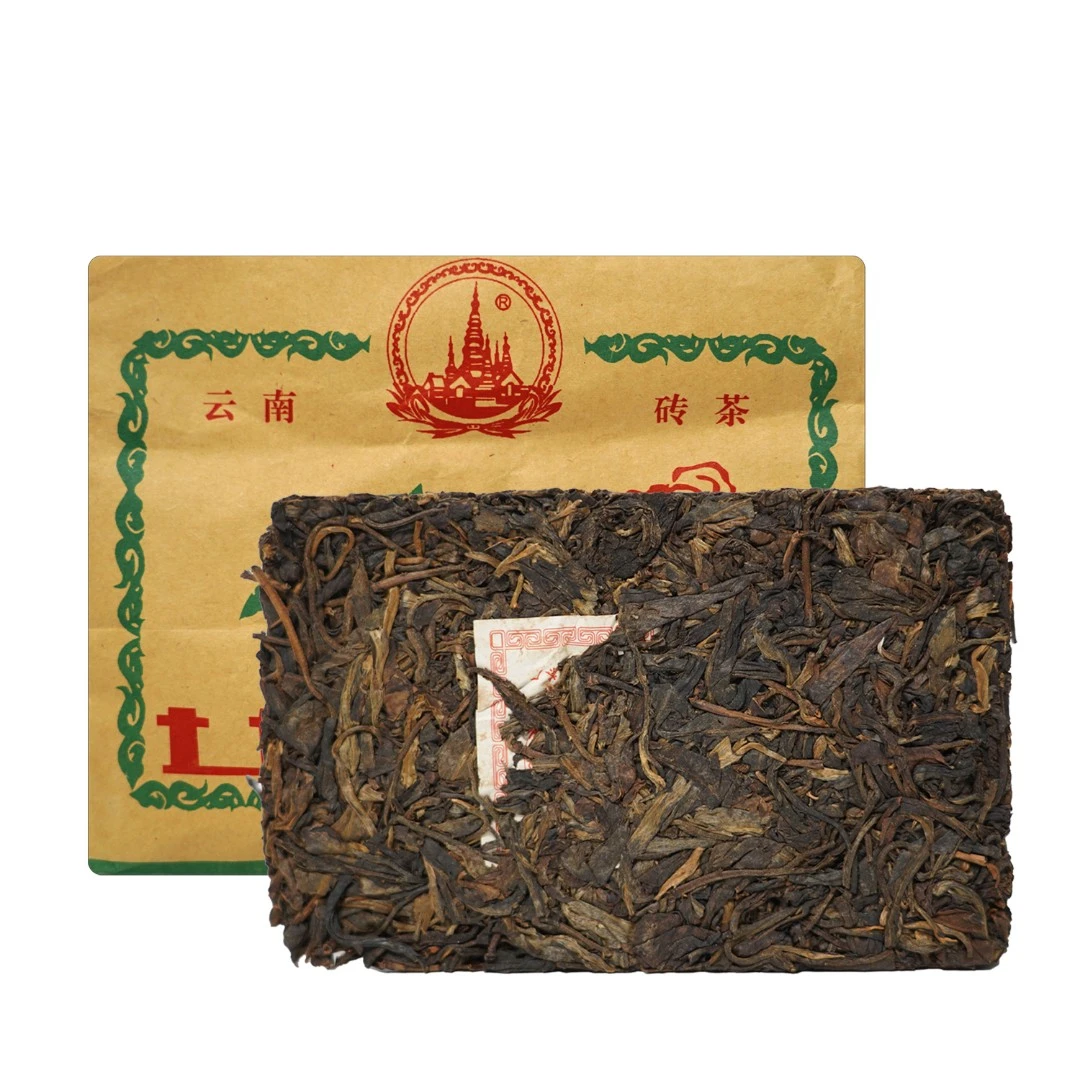 十七年陈文化类砖茶首款试验景谷茶祖特制青砖第三代传承普洱生茶