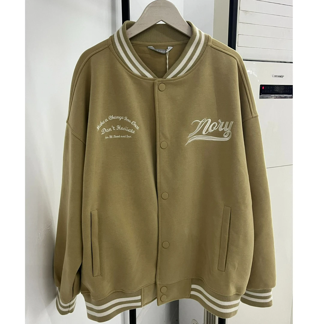 新秋款外套男女同款棒球服开衫卫衣