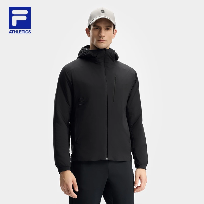 Fila斐乐男士棉服运动冬季保暖防风连帽A11M441925F
