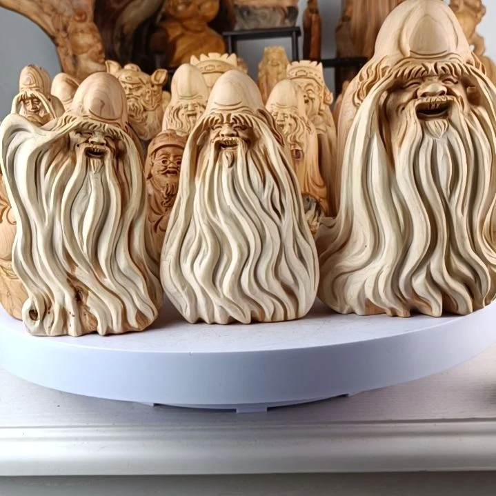 【闪购商品】崖柏雍**人中间的寿星