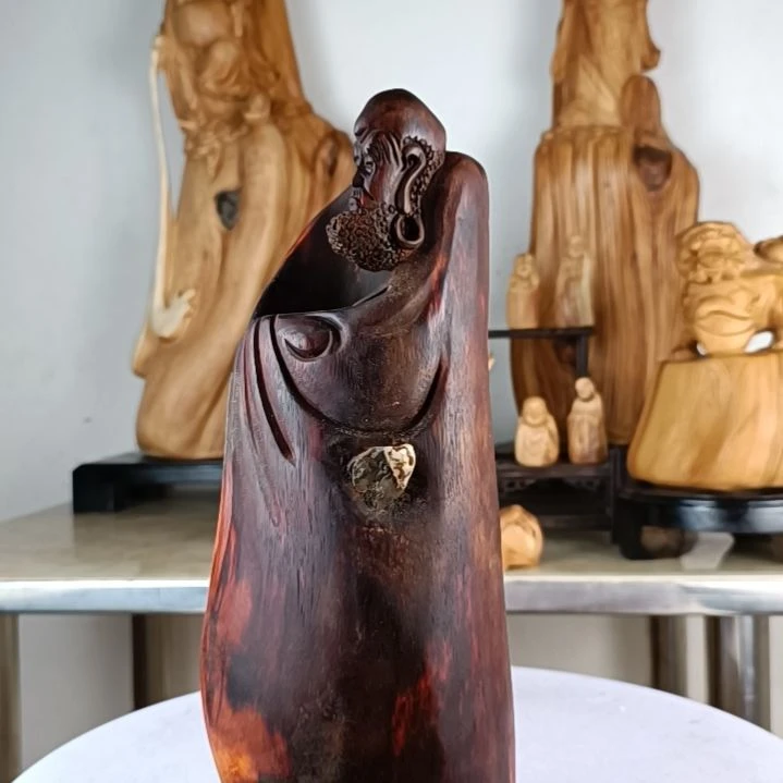 【闪购商品】红檀赞比亚血檀达摩