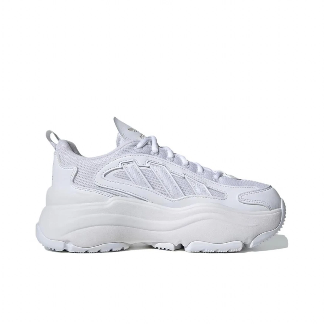 adidas三叶草 Ozgaia 防滑耐磨低帮时尚复古潮流女款休闲鞋IG6047