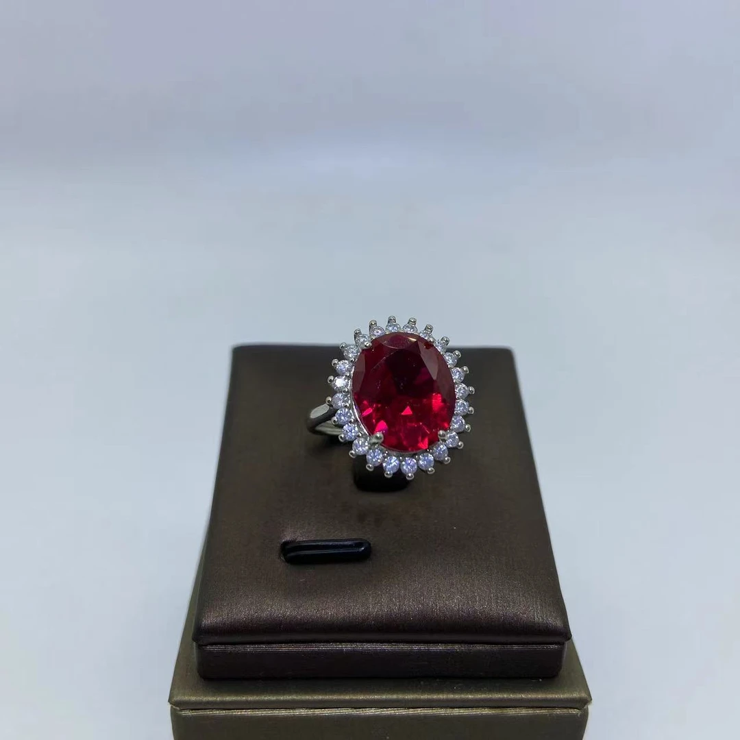 【红色火焰 邂逅浪漫】时尚气质戒指TZL887025