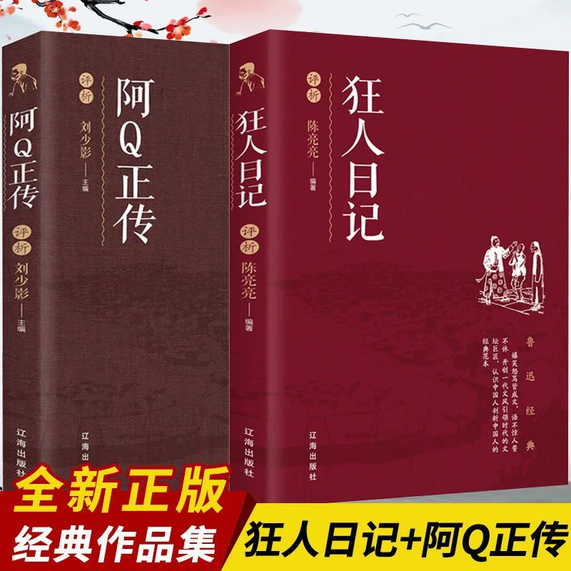 鲁迅的书狂人日记阿Q正传含孔乙己药故乡鲁迅杂文散文集小说书籍