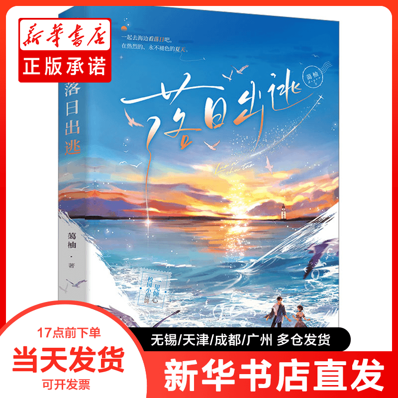 正版书 落日出逃 蔼柚 9787516836590