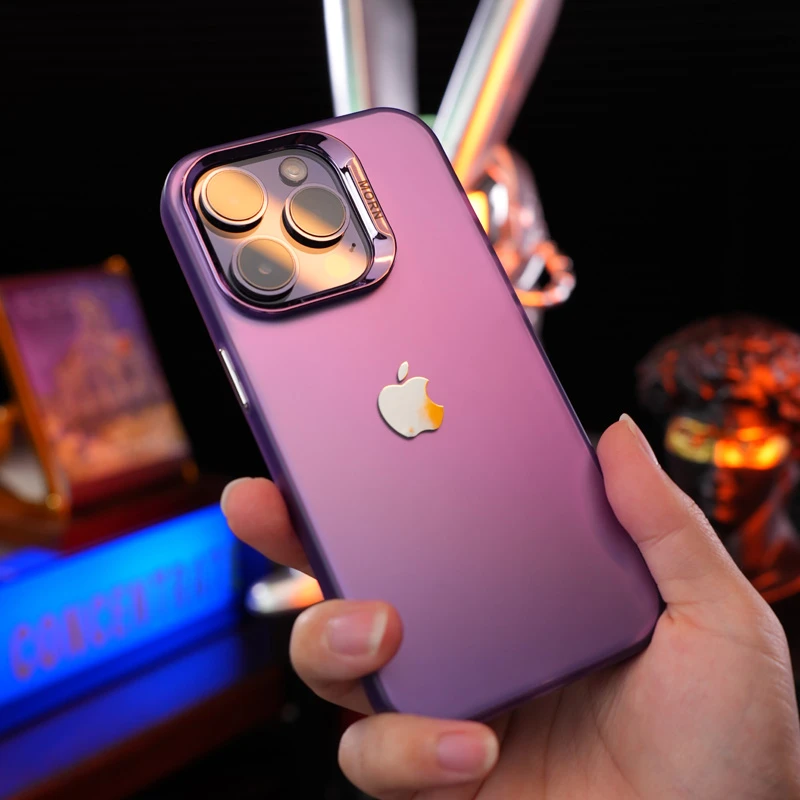 适用苹果15/14/13/12/11高级感手机壳简约promax磨砂彩色防摔气囊