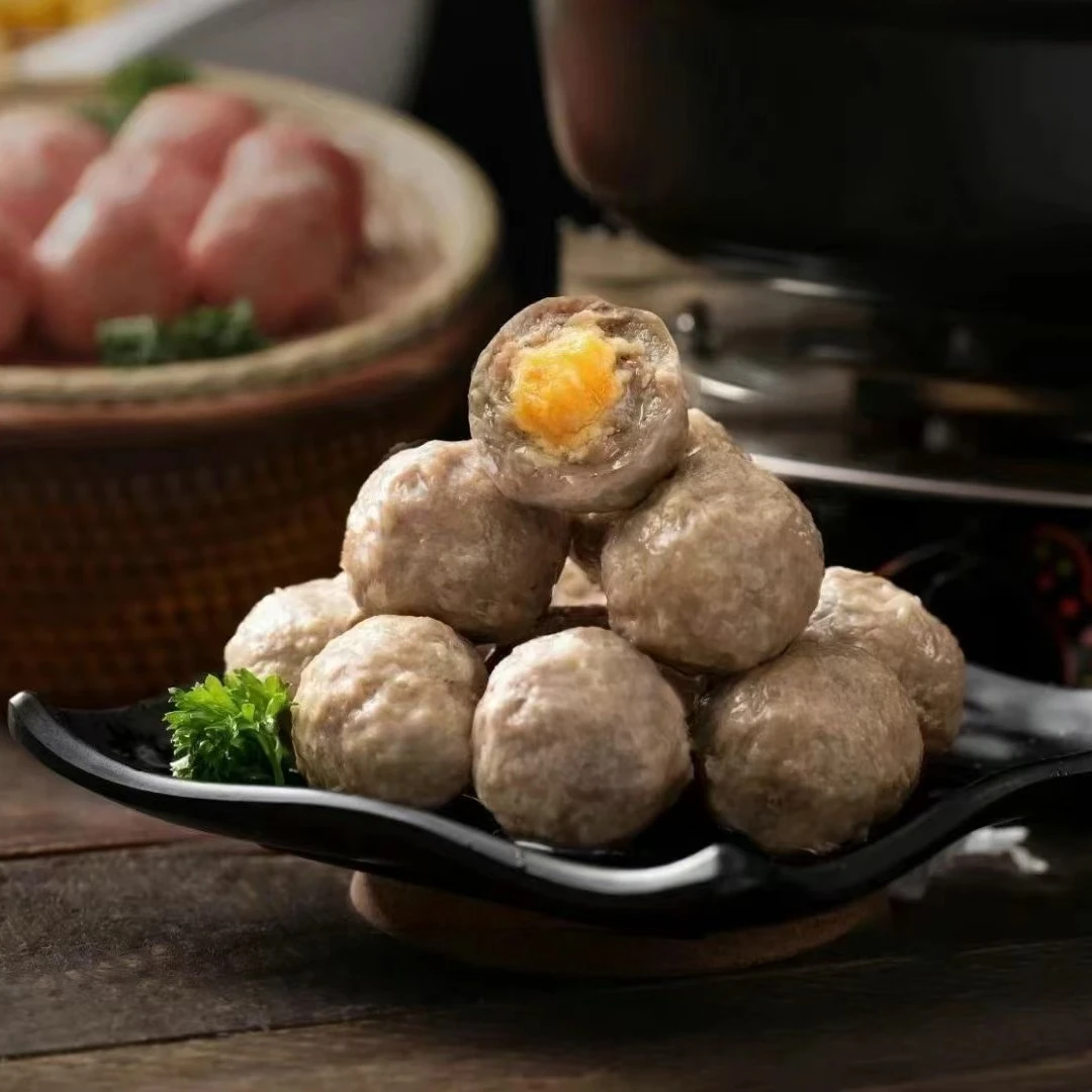 潮汕牛肉丸牛筋丸火锅丸子鲜嫩Q弹美食