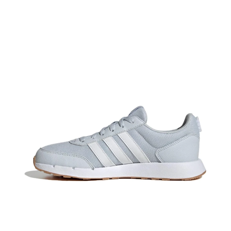 Adidas阿迪达斯RUN50S低帮跑步鞋女款灰蓝色IG6558
