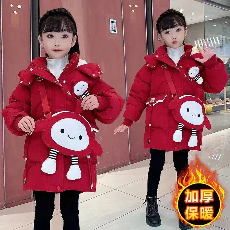 2024女童冬装棉衣新款加绒加厚蛋仔派队棉袄棉服爆款棉服