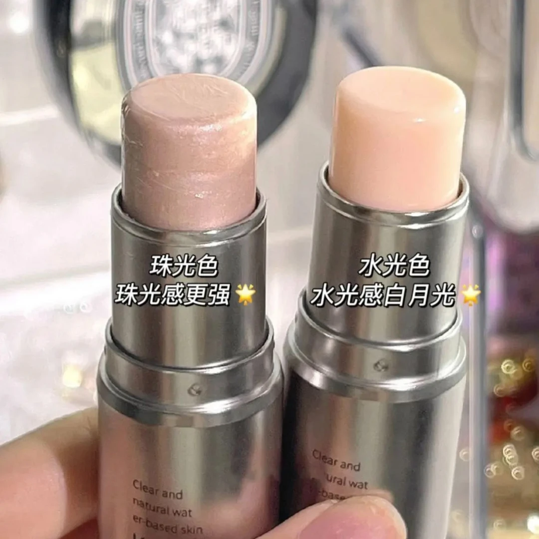 这清透感绝了！波光粼粼水光肌高光修容笔水光棒眼角提亮韩系透亮
