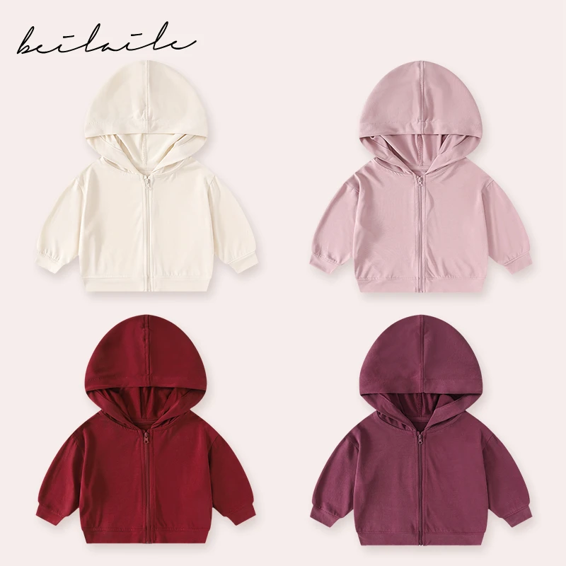 【朵柯丝爽滑外套 小乐妈咪】夏季薄款小开衫婴儿空调长袖衫外套