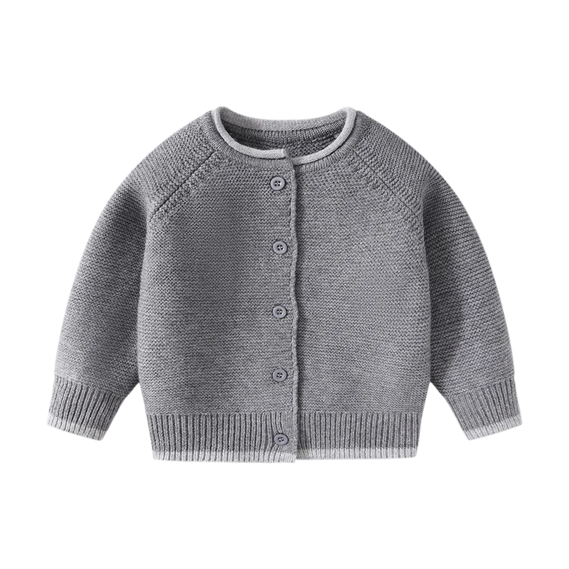 【撞色毛衣开衫 小洛妈咪】亲子妈妈上衣服打底衫大人成人春季J25