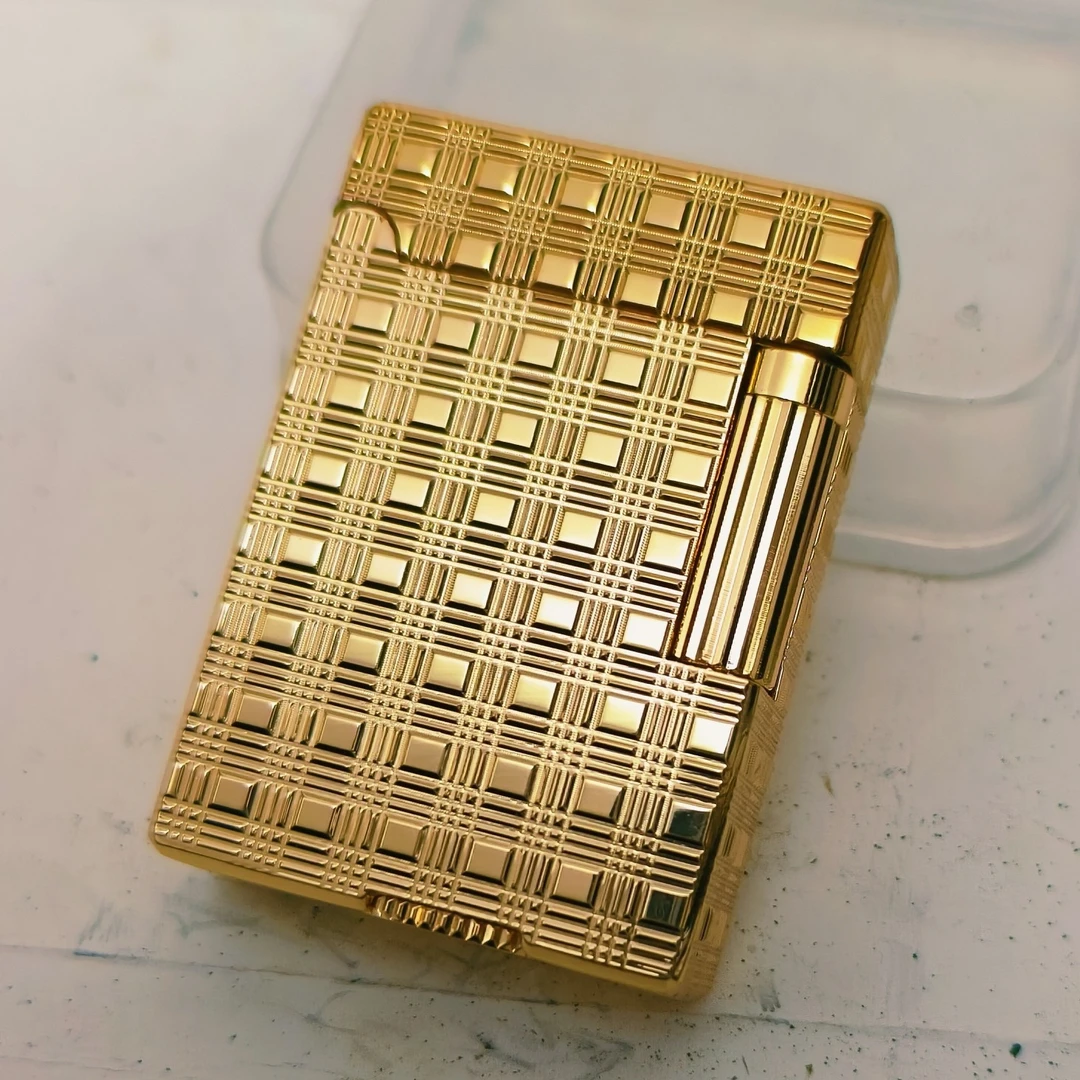 金属合金短款宽机搓轮式气体打火机