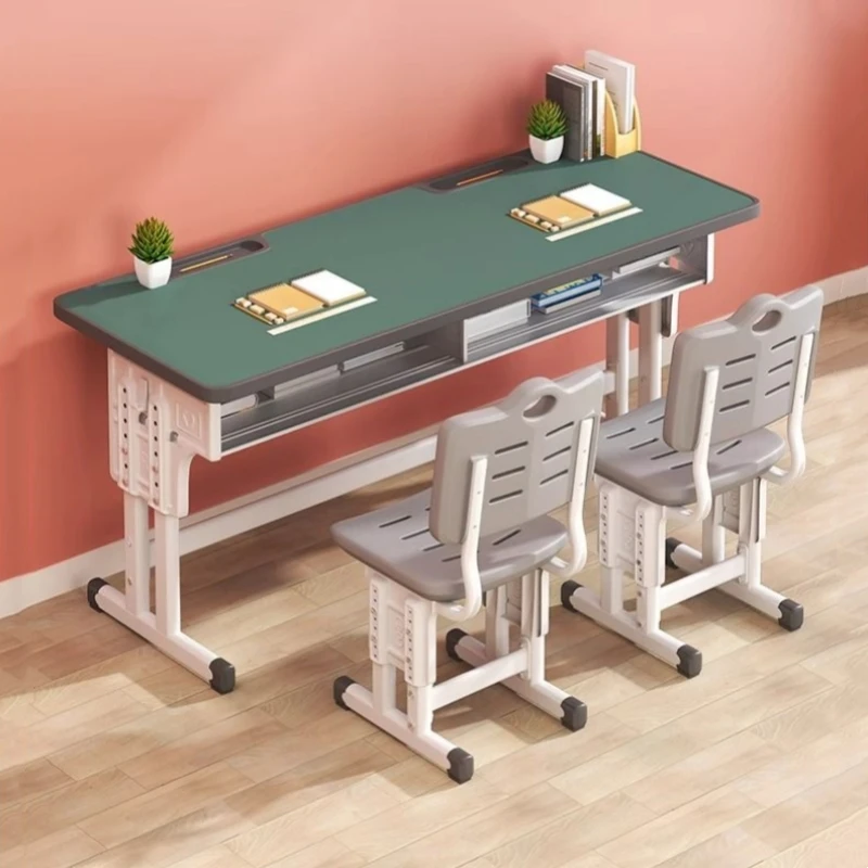 双人儿童学习桌椅2025新款中小学生写字桌椅男女孩写字作业书桌椅