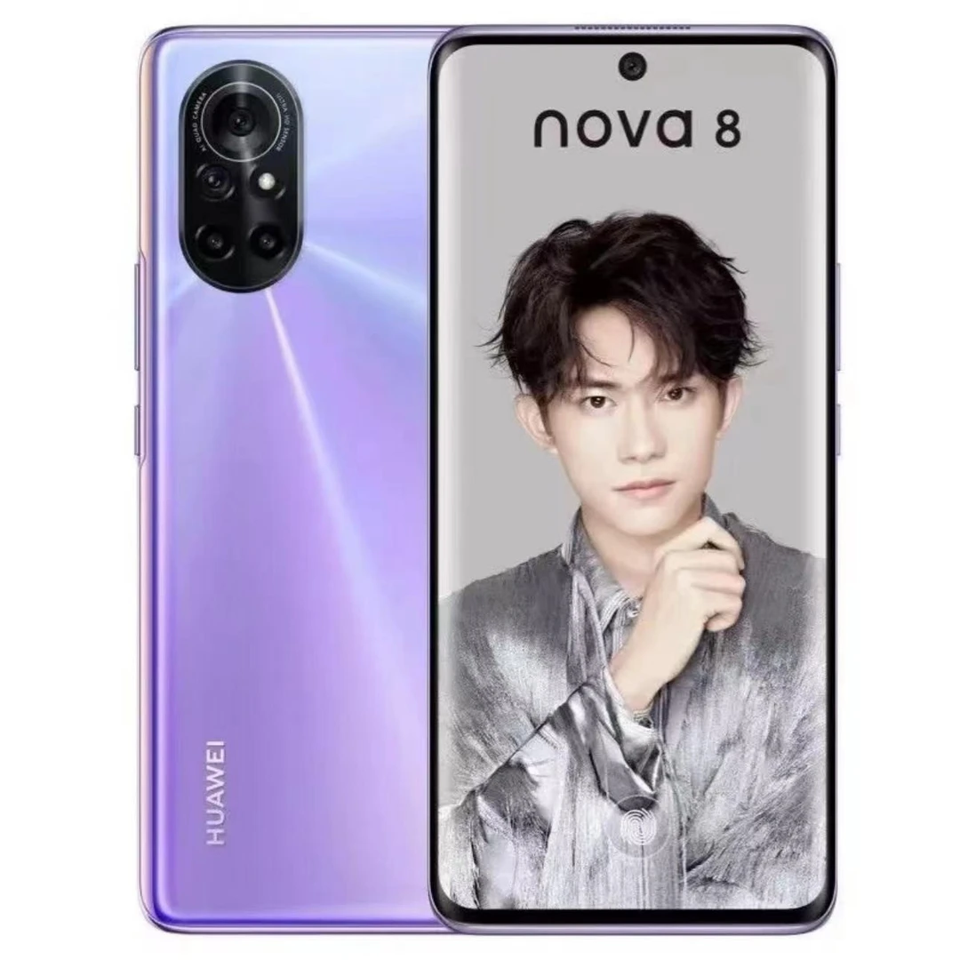 99新 Huawei/华为 nova8 曲屏麒麟985处理器5G拍照手机严选