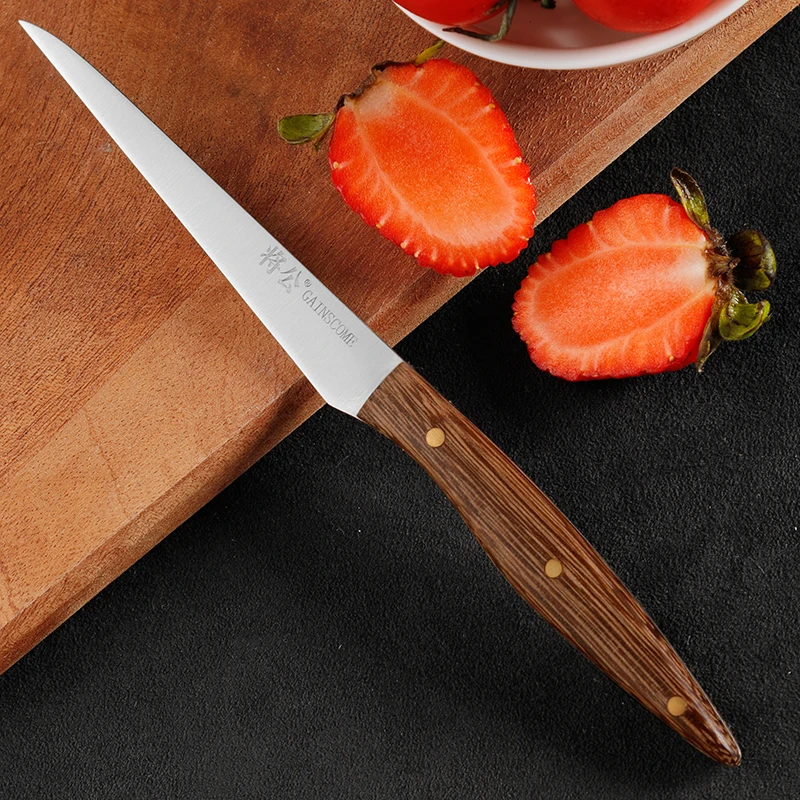 将公钼钒钢厨房雕刻刀主刀手工开刃锋利厨师水果拼盘不锈钢雕花刀