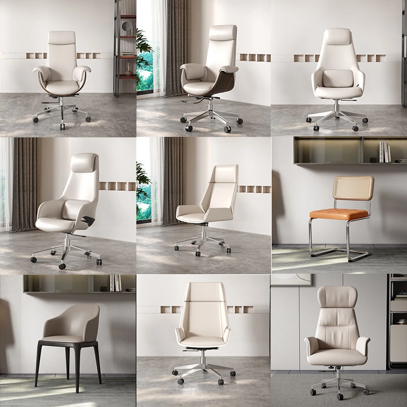 自选配套老板椅轻奢家用简约台式桌椅办公室简易极简书房意式桌子