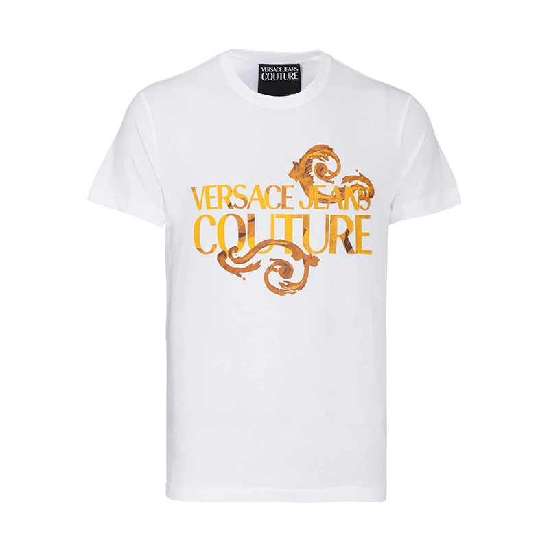 全新未使用 VERSACE/范思哲 男款针织休闲圆领短袖T恤11925