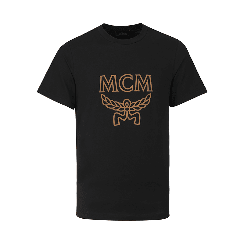 全新未使用 MCM 男士夏季短袖圆领T恤印花休闲男款时尚潮流11489