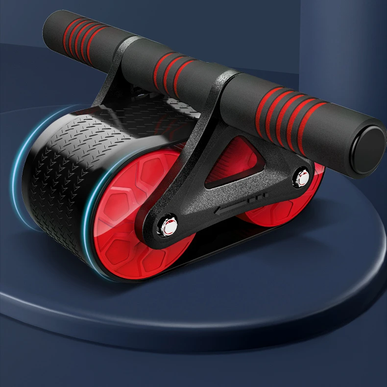 升级款自动回弹健腹轮卷腹器男女收腹部练腹肌马甲线家用健身器材