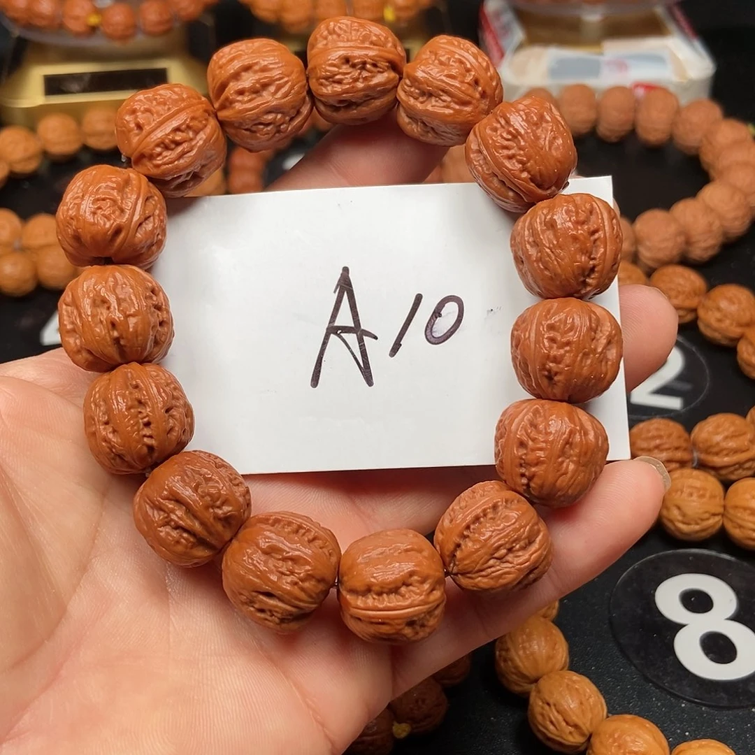 文玩核桃吊坠八棱方墩20