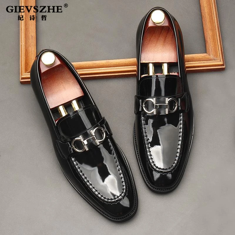 纪诗哲男鞋商务黑色一脚蹬透气板鞋轻便百搭休闲鞋通勤正装运动鞋