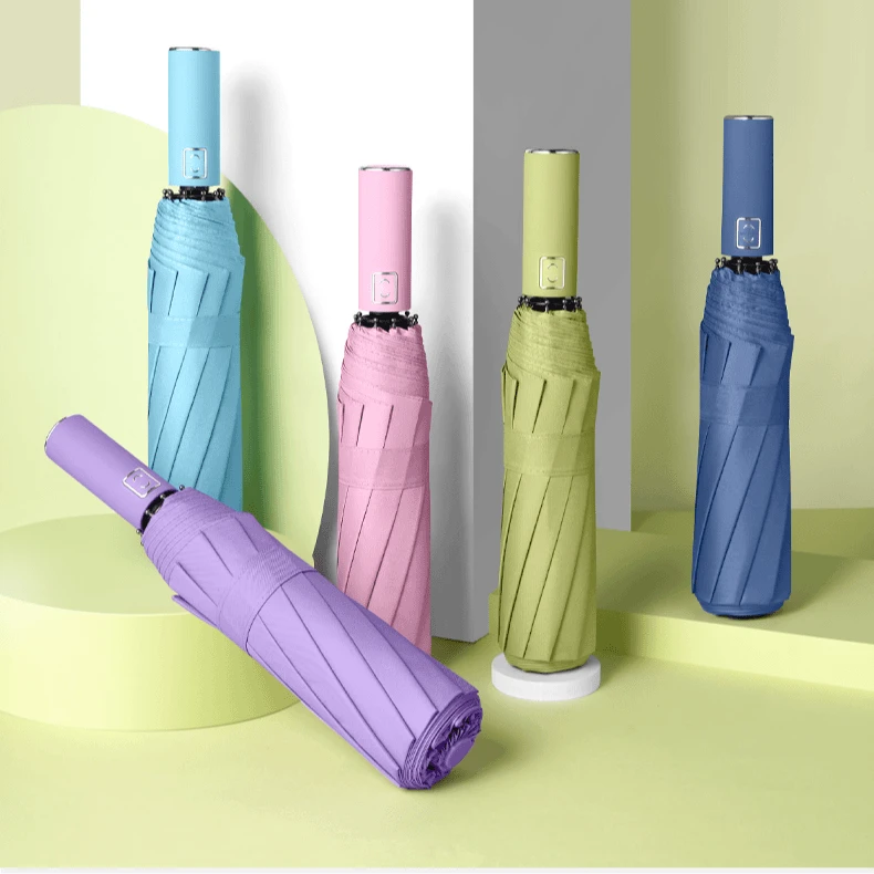 【宠粉专属】50骨成人防风加固全自动雨伞黑胶加厚晴雨两用防风加大