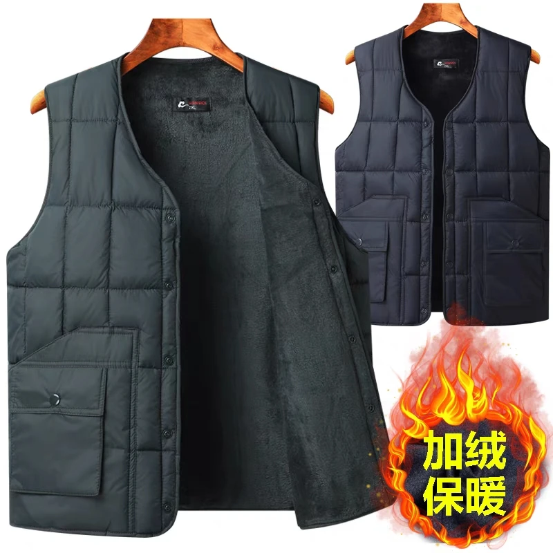 【绵阳兴达衣世界】C44605加绒保暖马甲适合秋冬季节穿着男士背心马