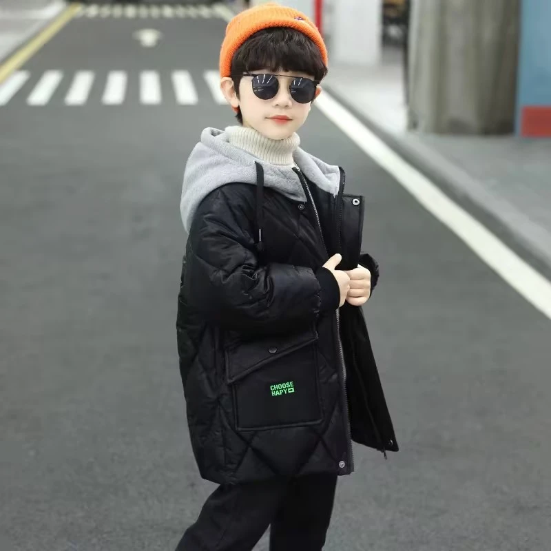 【绵阳兴达衣世界】C04650男童时尚保暖棉衣