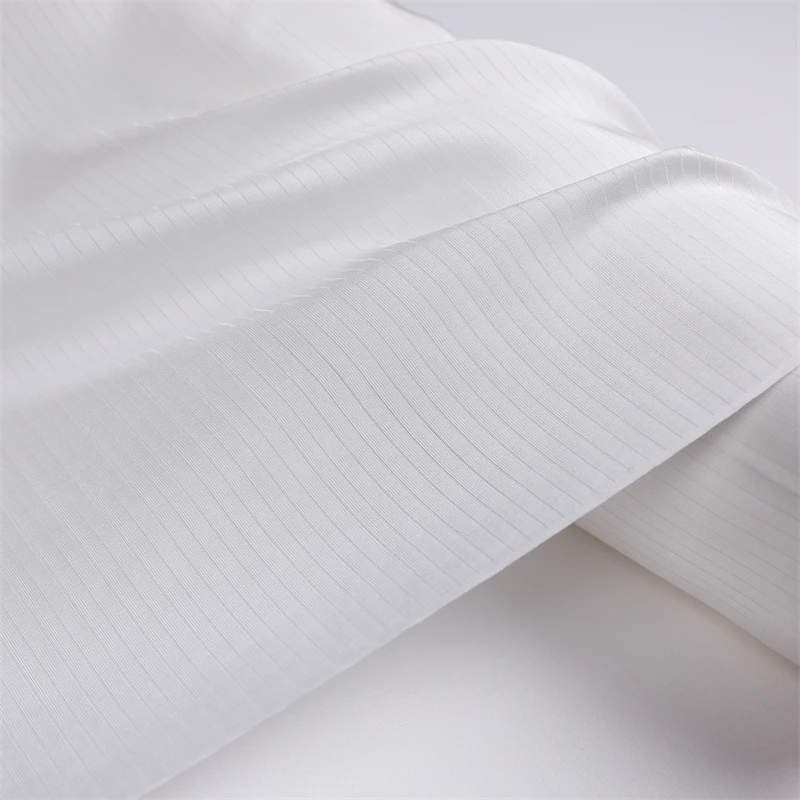 传统杭罗非遗老工艺白色杭罗真丝100%桑蚕丝特色布料夏季服装面料