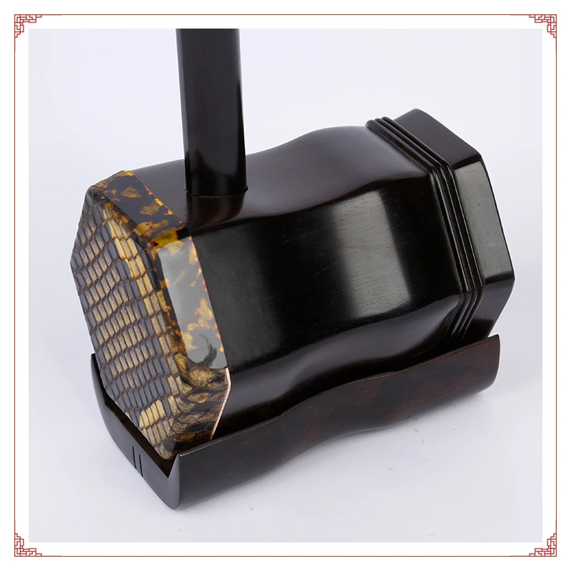 黑檀老料二胡工厂直销二胡乐器专业演奏手工初学者马尾毛红木