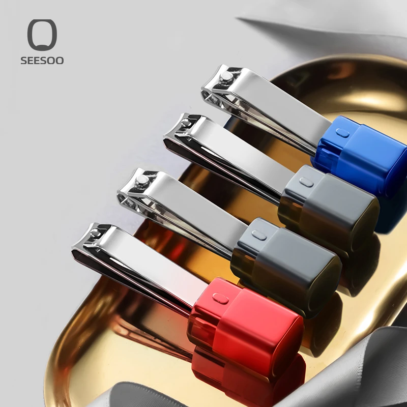 seesoo/七素男女生可爱口红款便携修甲器指甲剪指甲刀定制礼品装