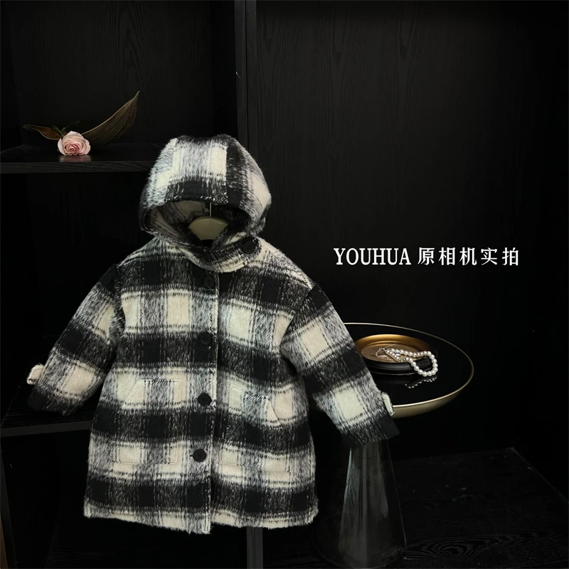 尤画中长款连帽保暖冬季高端鹅绒服98022
